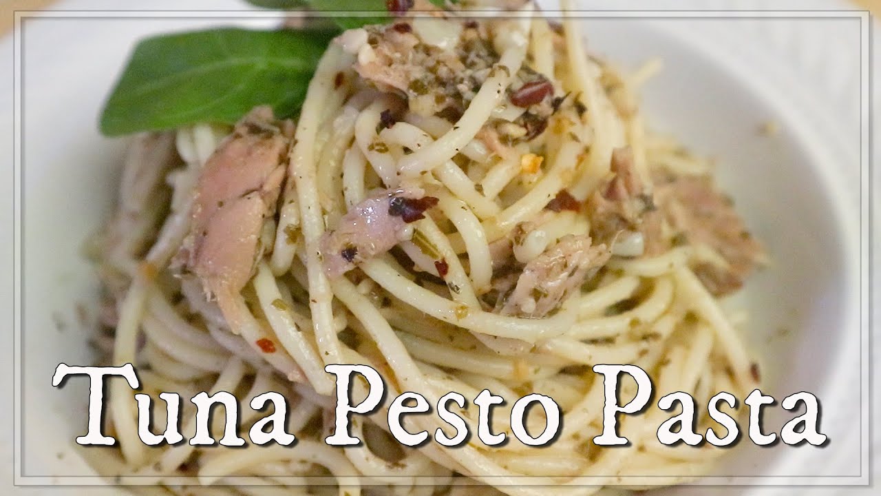 TUNA PESTO PASTA | EASY PASTA RECIPE