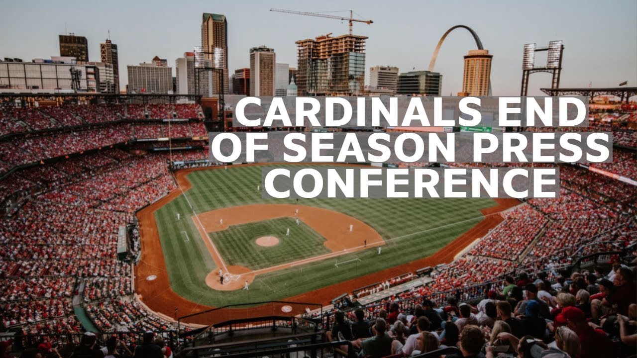 Cardinals end of season press conference