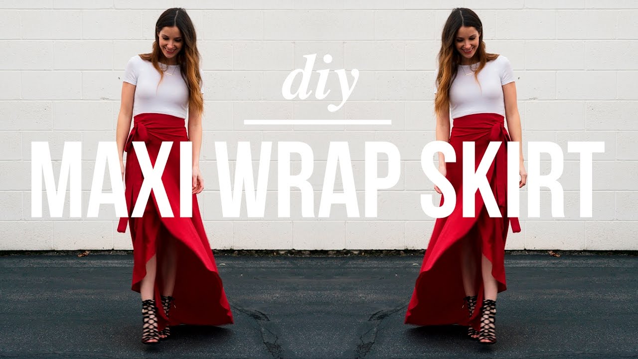 Long Maxi Wrap Skirt