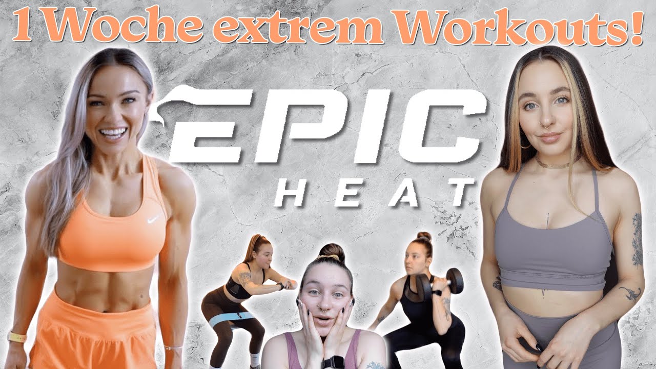 DAS HÄRTESTE WORKOUT PROGRAMM?! Ich teste EPIC Heat von Caroline Girvan für 1 Woche | Review & Test