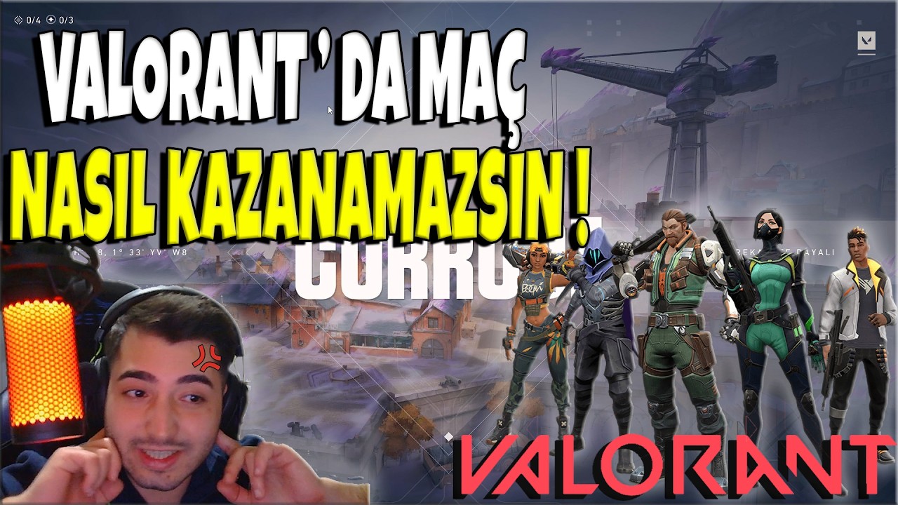 VALORANT ' DA NASIL MAÇ KAZANAMAZSIN !!! #valorant     #valorantgameplay