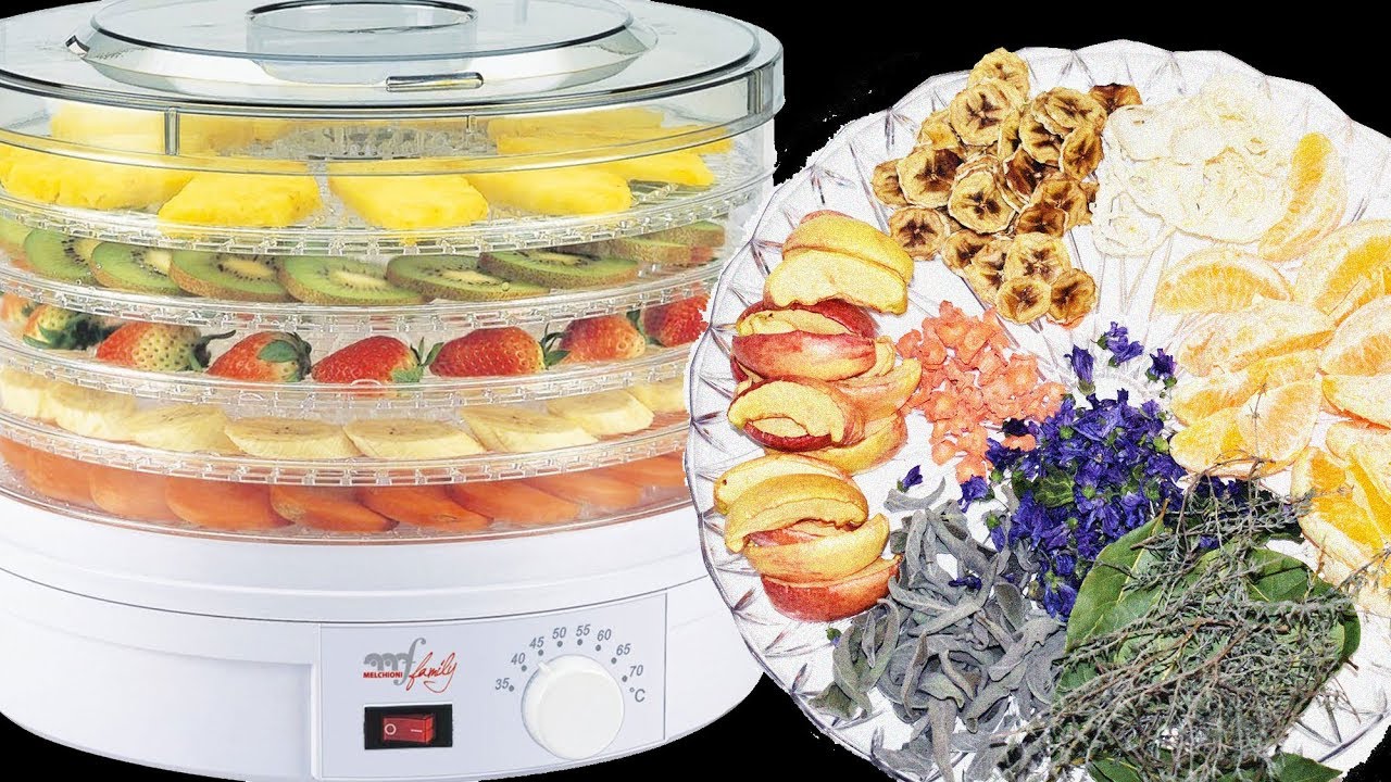 Essiccatore in casa con meno di 30 euro. Prima prova dell'essiccatore economico per frutta e verdura