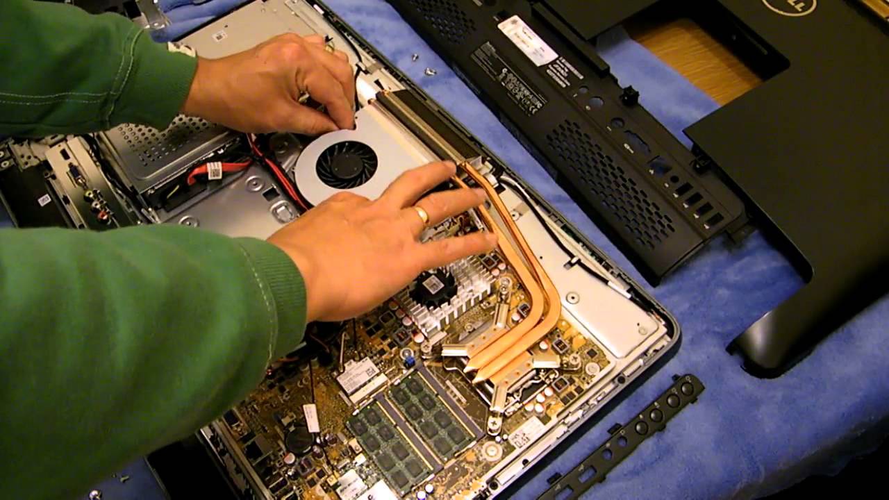 Dell Inspiron 2320 All in One CPU Processor upgrade installation