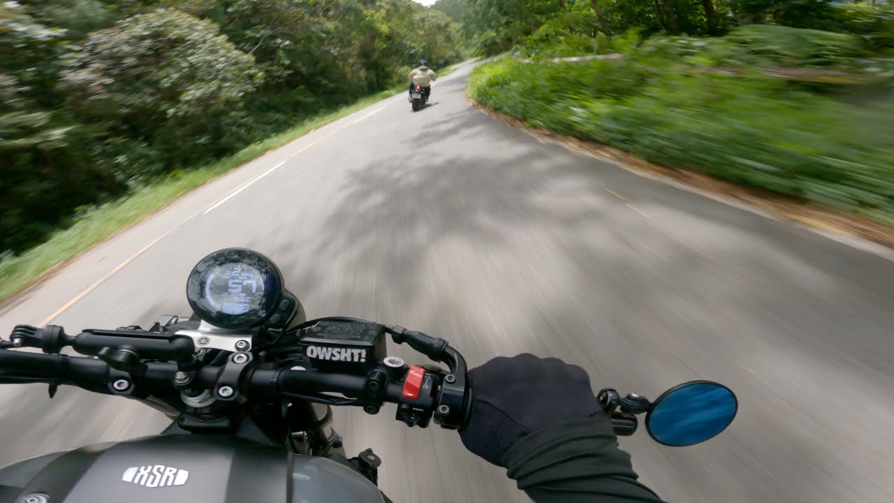 YAMAHA XSR 900 AND XSR 700 CHILL RIDE POV RAW AUDIO