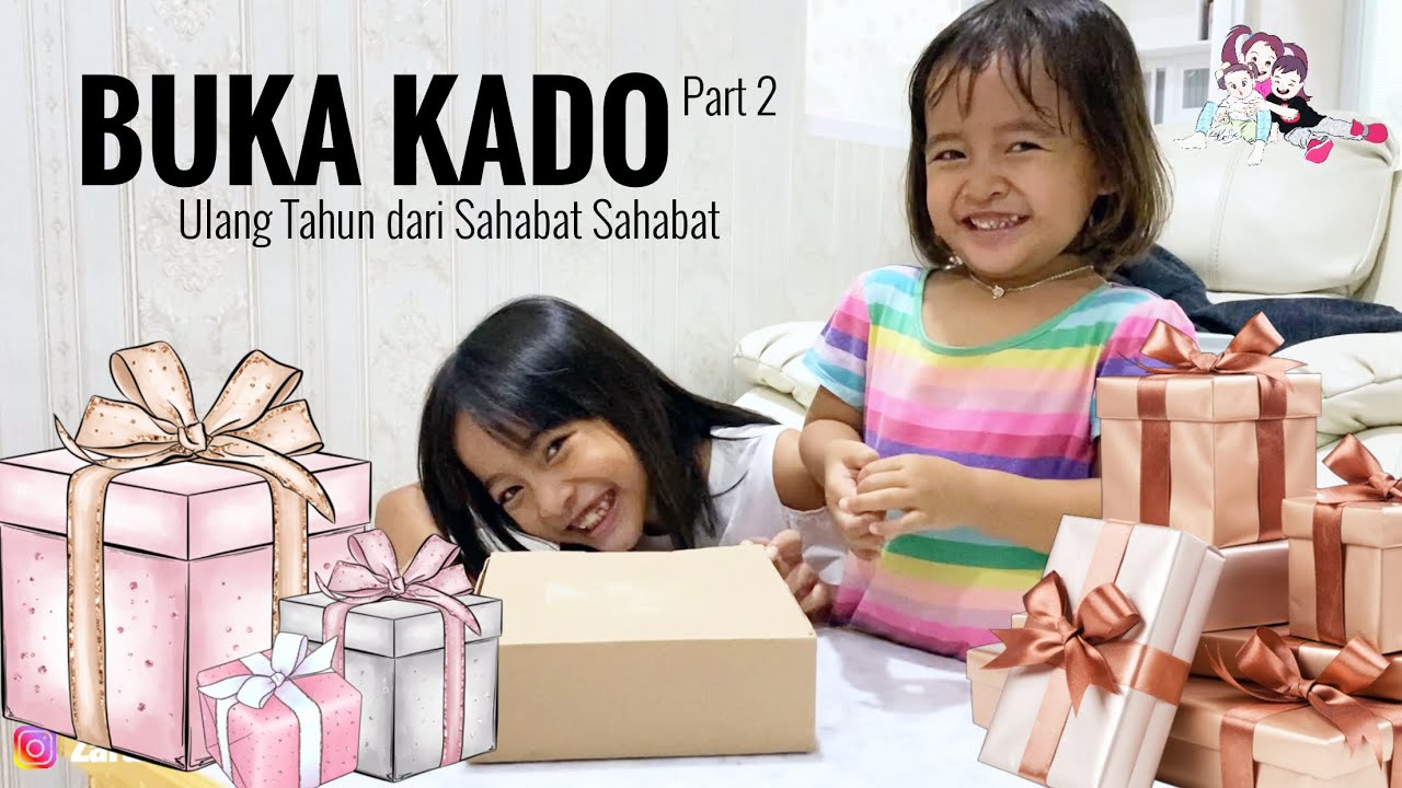 Unboxing Kado Ulang Tahun Zara Cute | Birthday Surprise Happy Birthday
