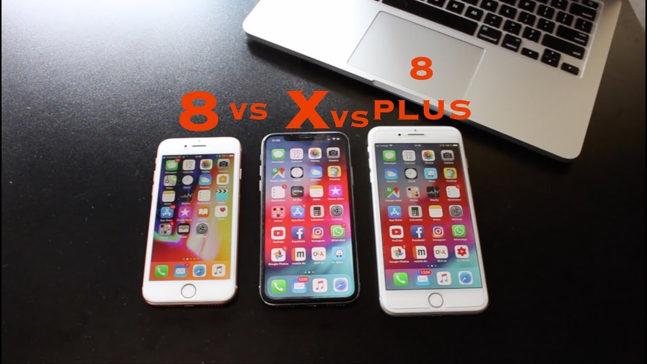 iPhone X VS 8 VS 8 PLUS