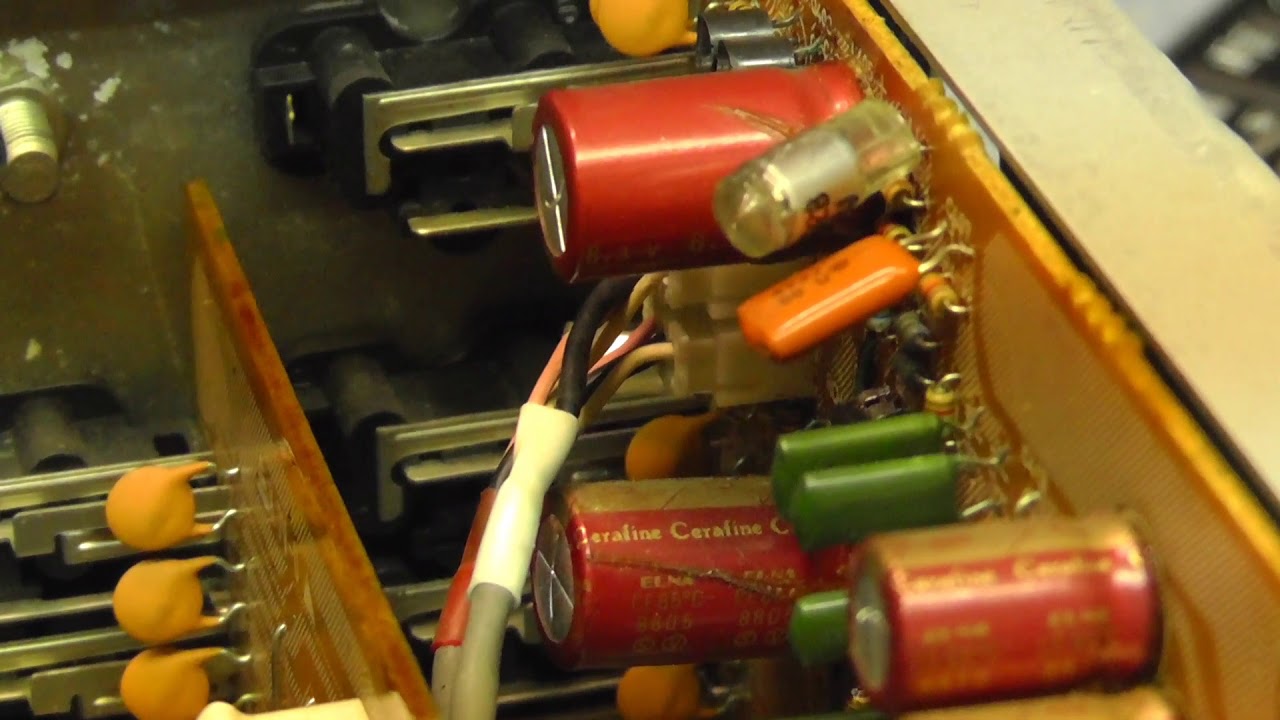 Marantz PM-45 Motorboating Phono Amplifier & Conductive glue.