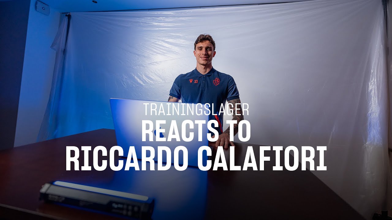 Reacts to mit Riccardo Calafiori | Trainingslager Marbella 2023