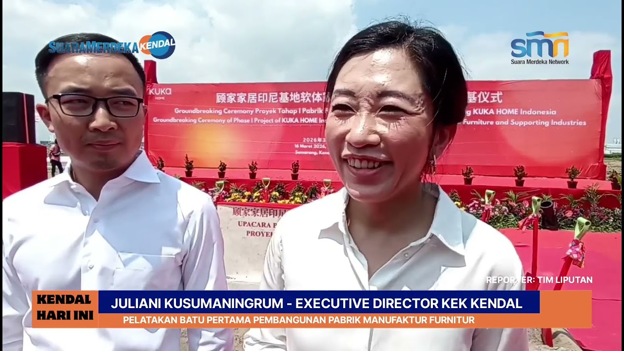 Investasi di Kawasan Ekonomi Kendal, Peletakan Batu Pertama Pembangunan Pabrik Manufaktur Furnitur