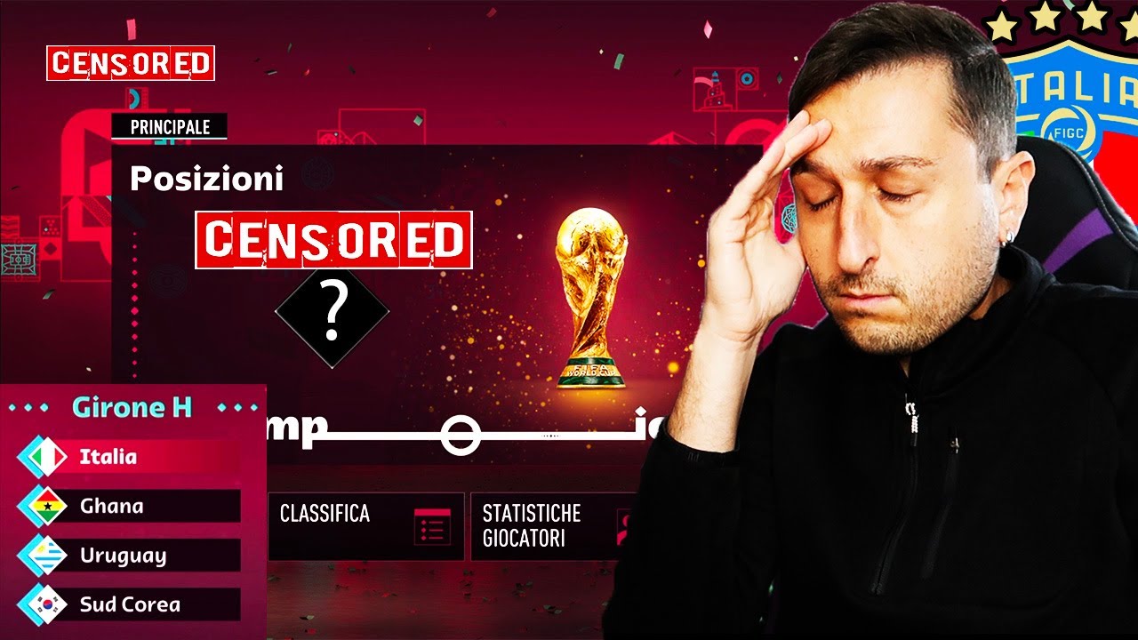 🏆🇮🇹😰 Ho messo l'ITALIA nel MONDIALE QATAR 2022 su FIFA 23, ho SIMULATO e… CLAMOROSOOO‼️😱