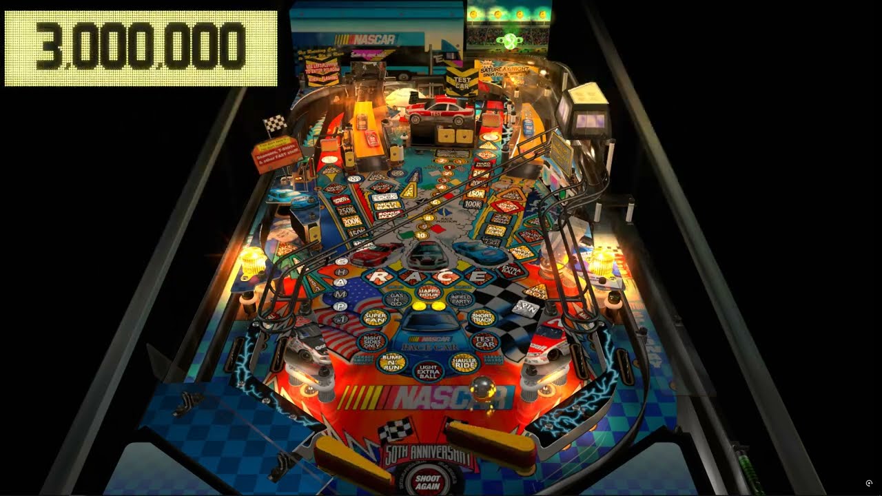 NASCAR (Stern 2005) - TastyWasps - Visual Pinball X / VPX - Режим мастера супервечеринки!