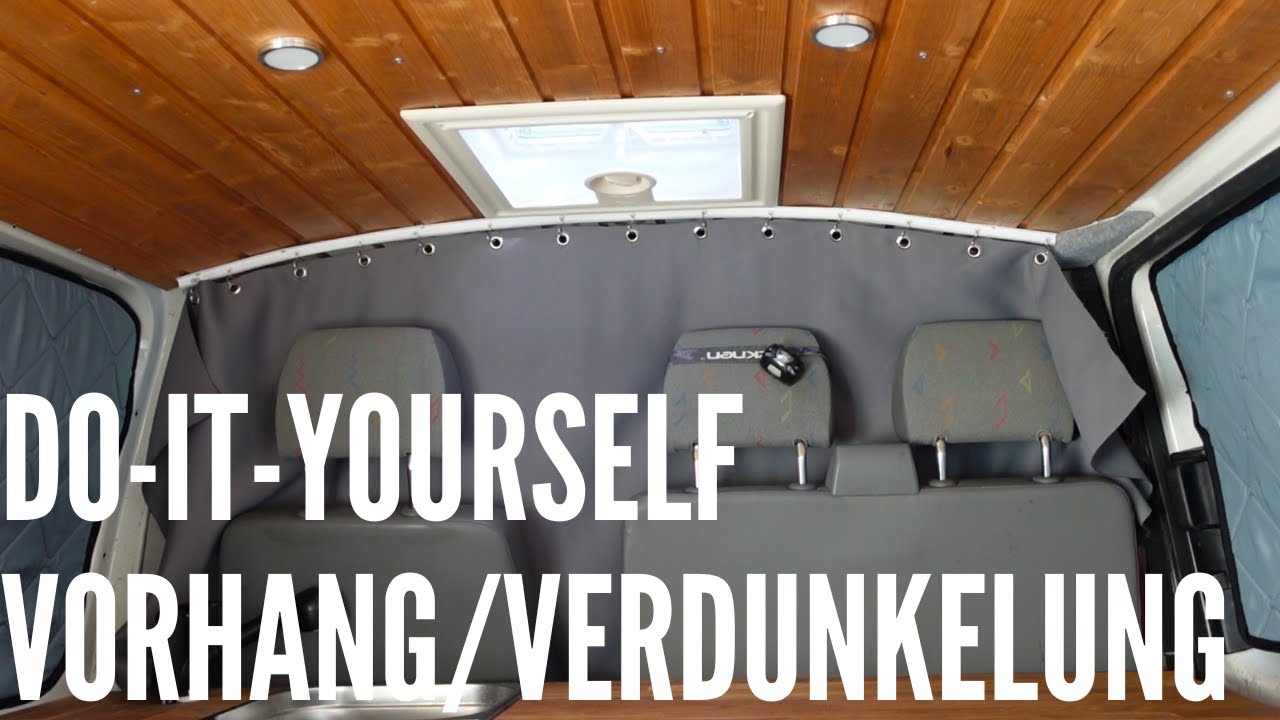 Campervan - DIY Vorhang/Verdunkelung (VW T5 Transporter)