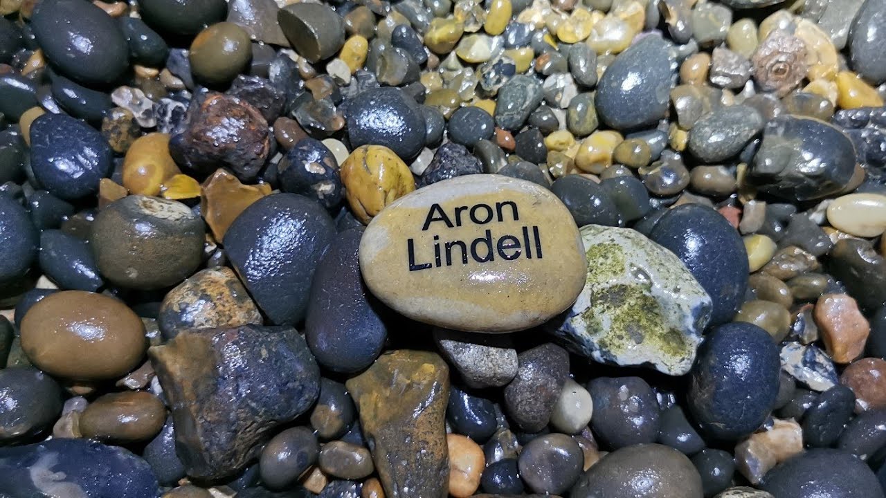 Mudlarking on the Thames foreshore. Found a stone with a bitter sweet story 🌎💚