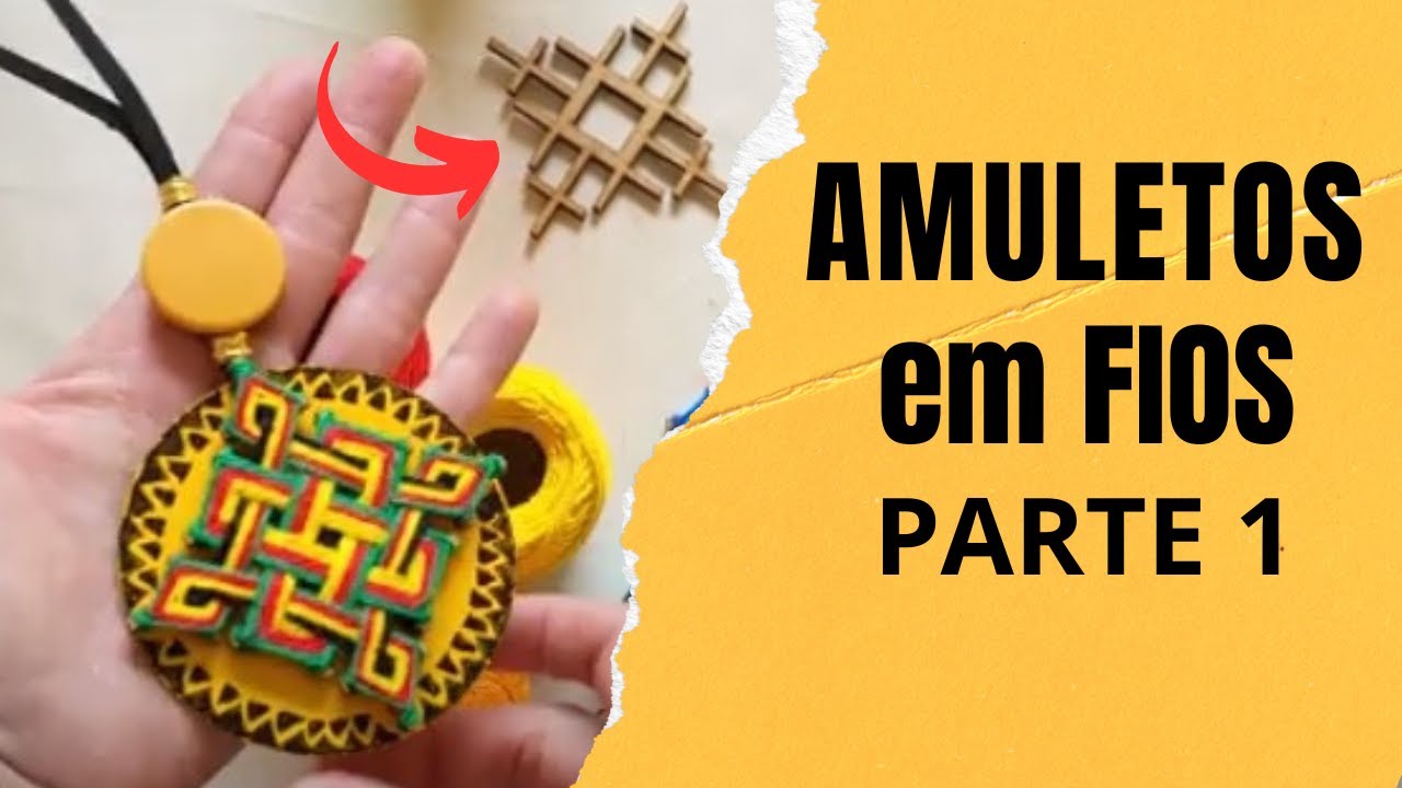 🔴Como Fazer Amuletos em Fios N&oacute; Infinito PARTE 1