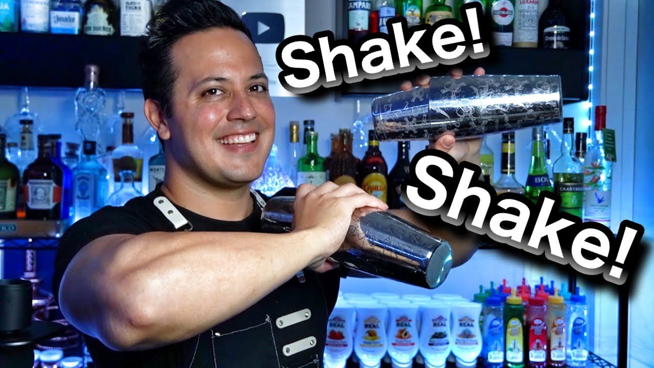 👍🏻TECNICAS BARTENDER como agitar con DOS MANOS❕