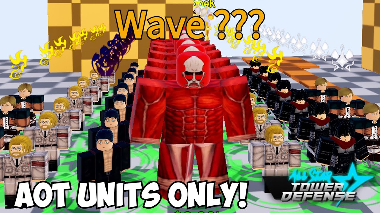 Attack on Titan Units Only vs Infinite Mode! Ft. THE RUMBLING!!!