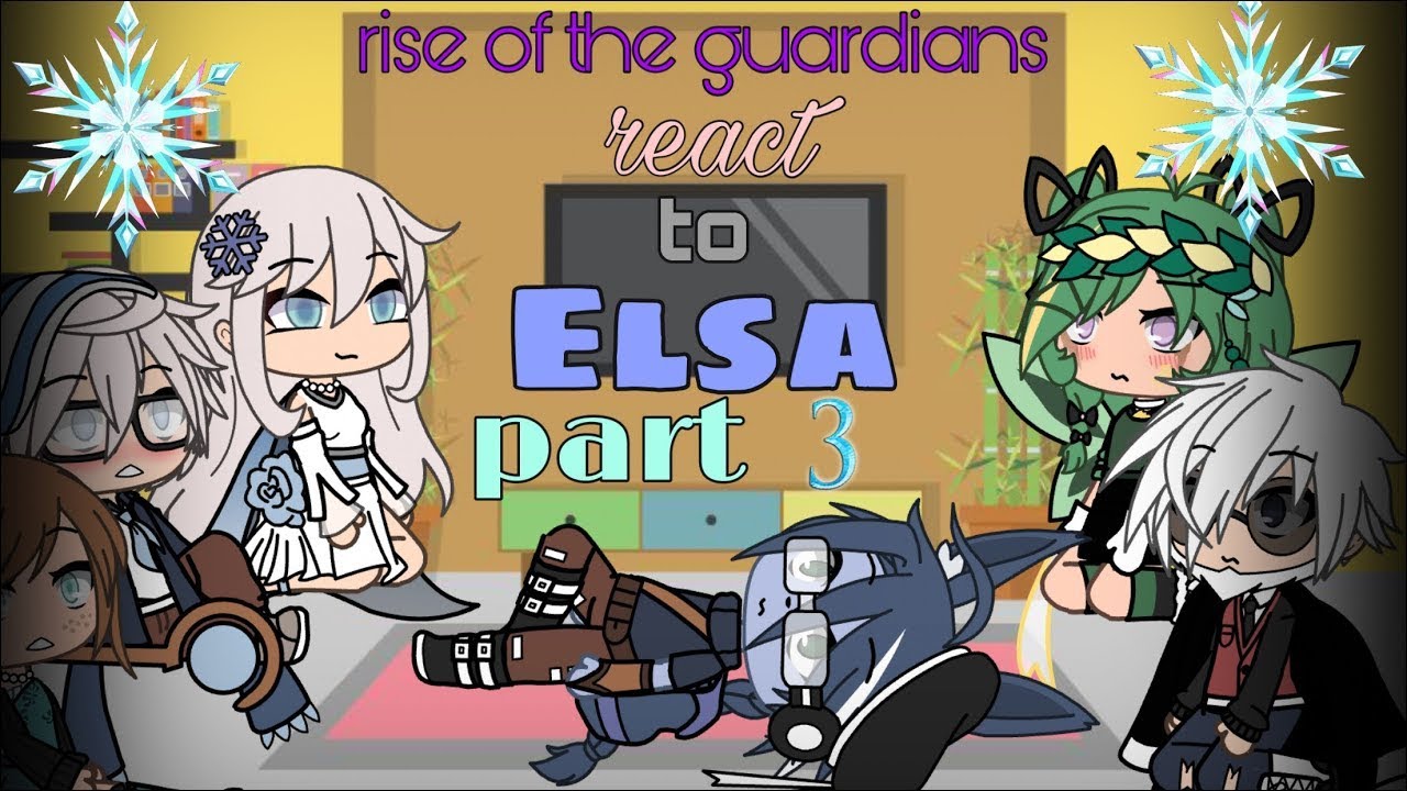 TOP 5🐷 Rise of the guardians react to 🐷{ ... frozen, Elsa ... } Gacha Life ~ Gacha Club