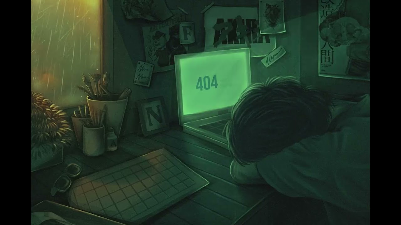 2am Rain ASMR study Lofi hiphop