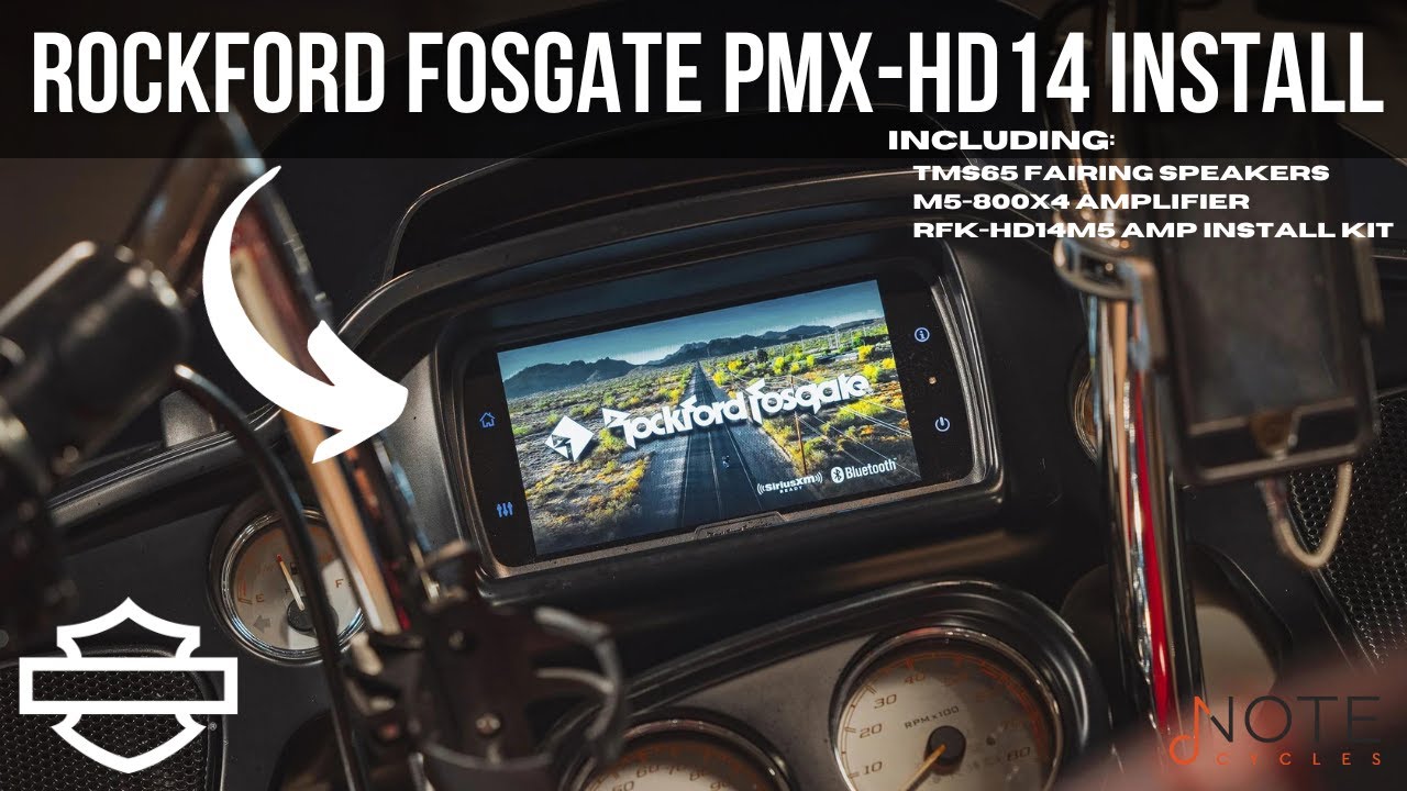 Установка головного устройства, динамиков и усилителя Rockford Fosgate | Harley-Davidson Touring ...