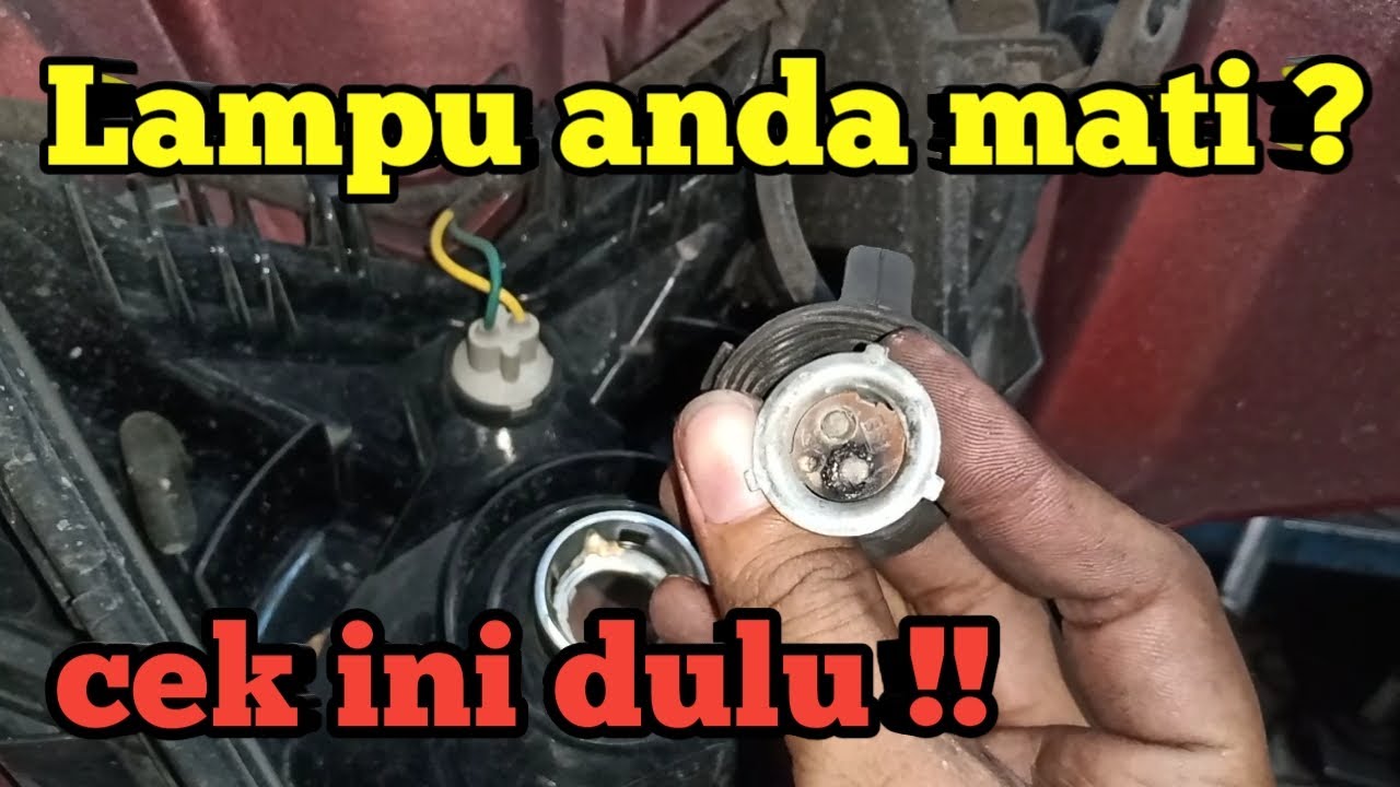 Cara mengganti fiting lampu motor #lampumotor #belajarservismotor