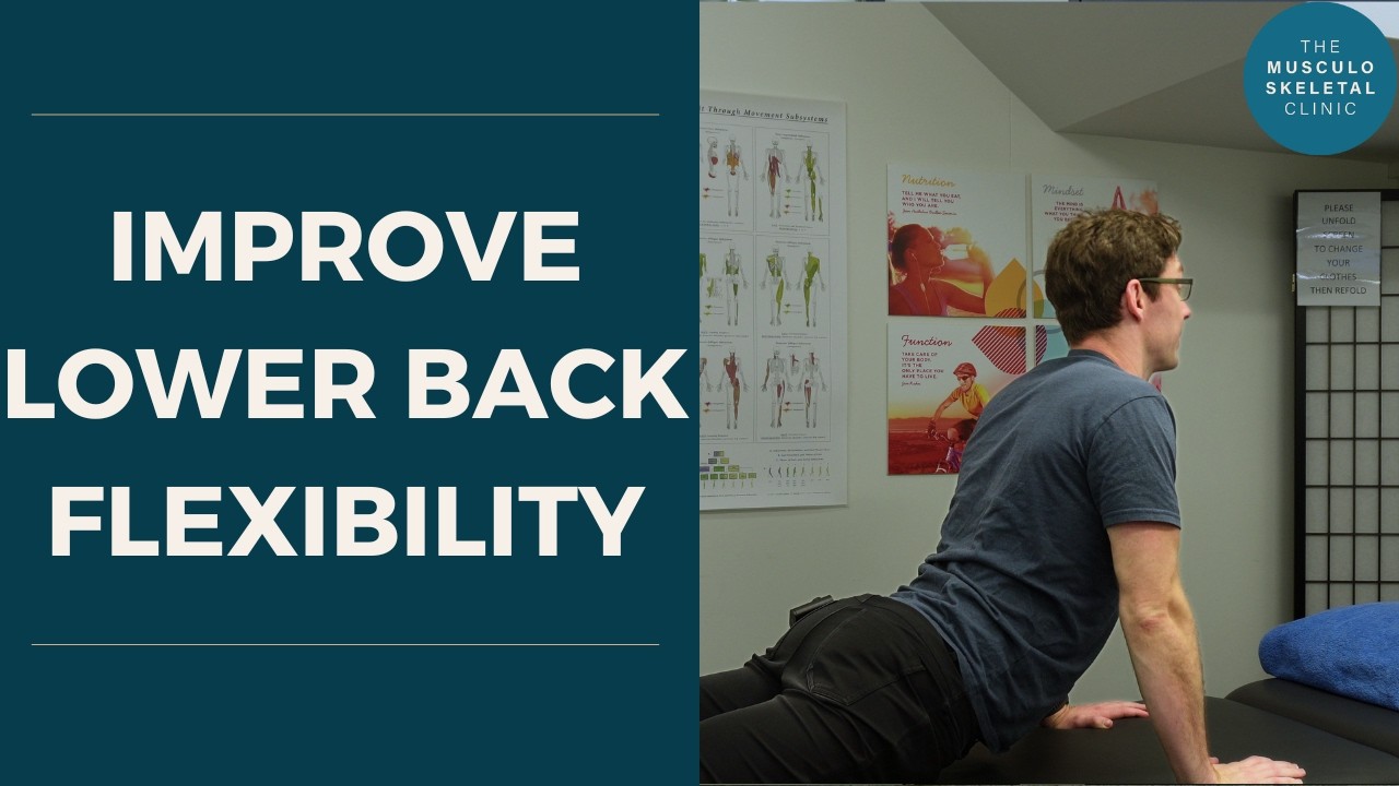 Improve lower back extension | The MSK Physio