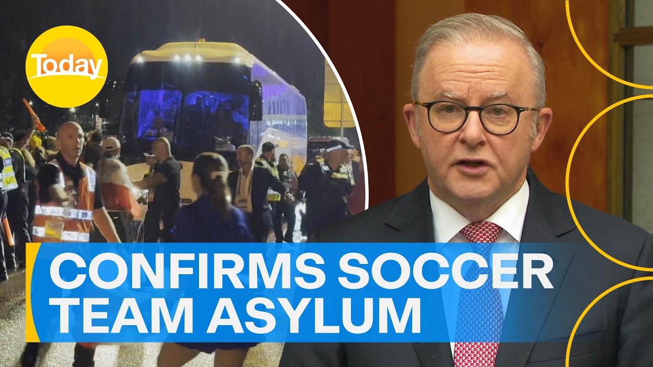Australia grants asylum to Iranian soccer team members | Today Show Australia