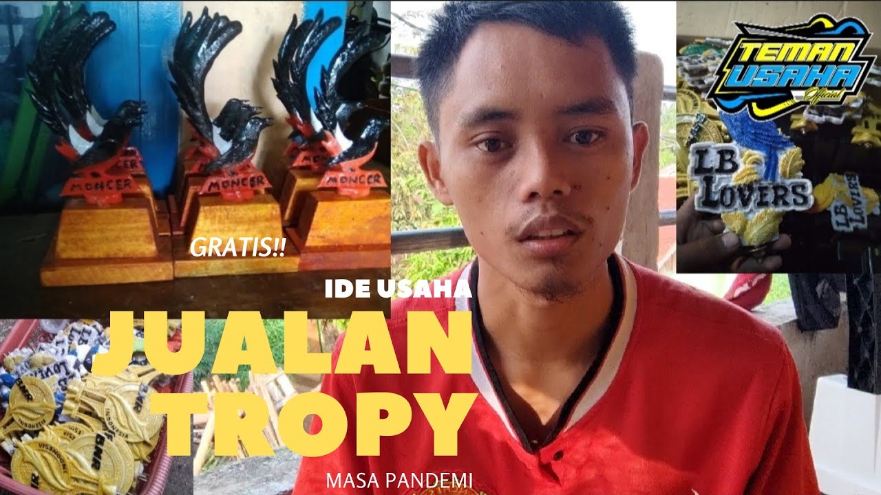 cara membuat cetakan piala | peluang usaha masa pandemi | usaha Trophy