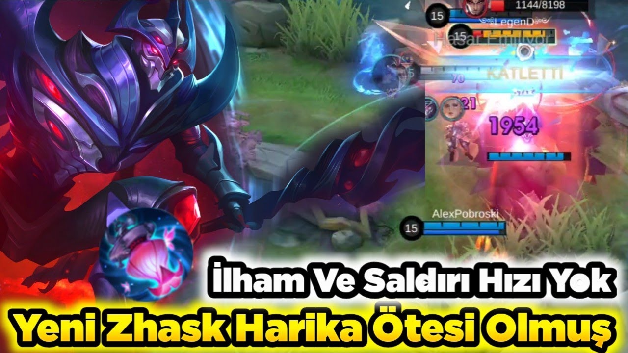 Yeni Zhask Artık Tek Atıyor İlham Yok Saldırı Hızı Yok Sadece Büyü Gücü Var Mobile Legends