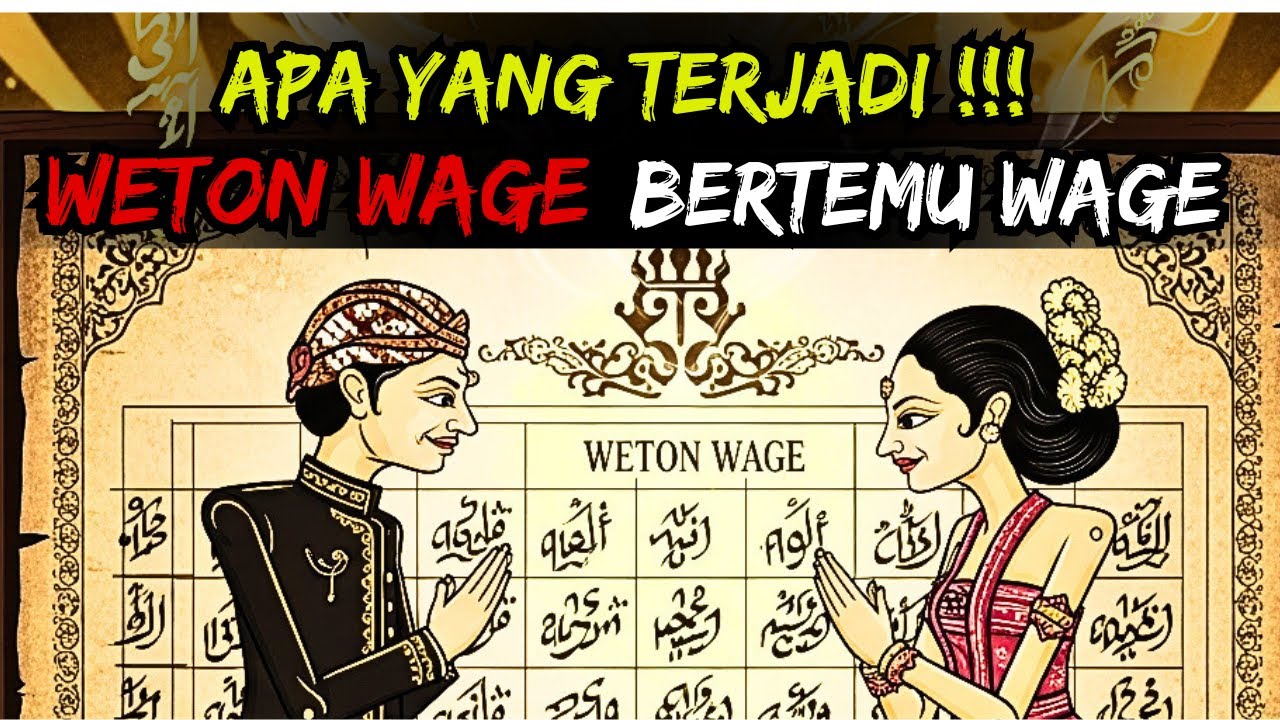 APA YANG TERJADI JIKA  DUA WAGE BERSATU ! INILAH PENJELASANYA