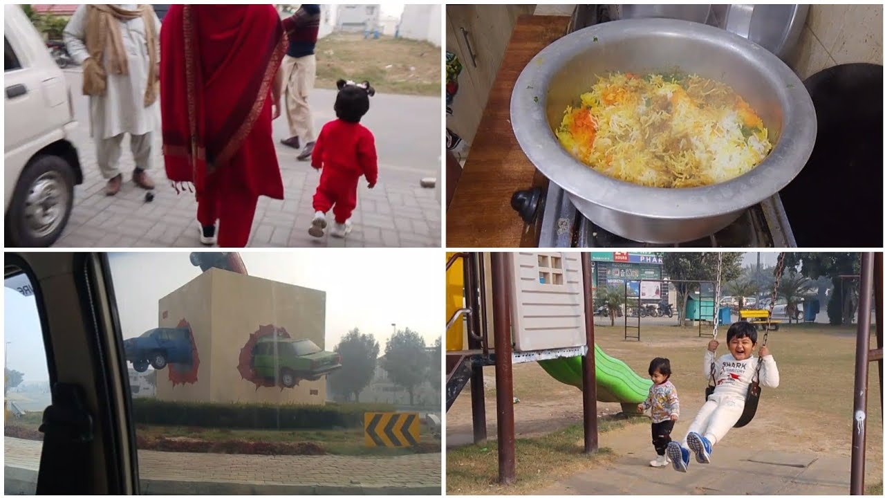 Wapis ja rahy thy aaj hm ghar|| jany Sy pehly deep cleaning|| mazydar biryani || bachon ki outing