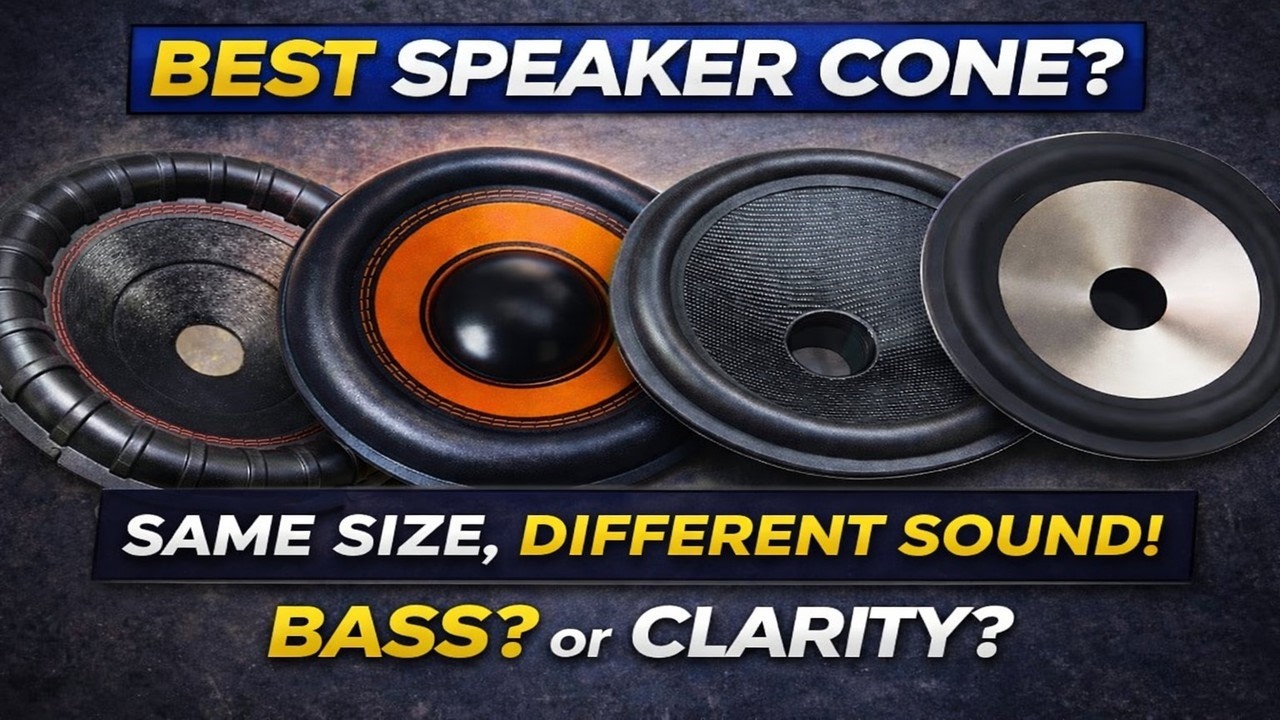 🎧 How Cone Material Affects Bass & Clarity | Speaker Cone Explained | HME Audio