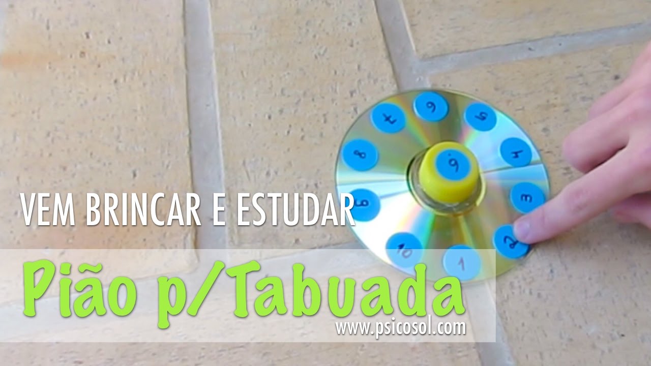 Pião para trabalhar Tabuada