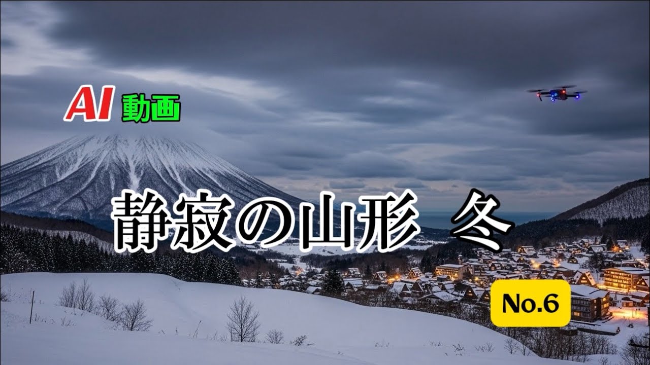 【AI動画】冬の山形、ここまで美しい｜息をのむ白の絶景