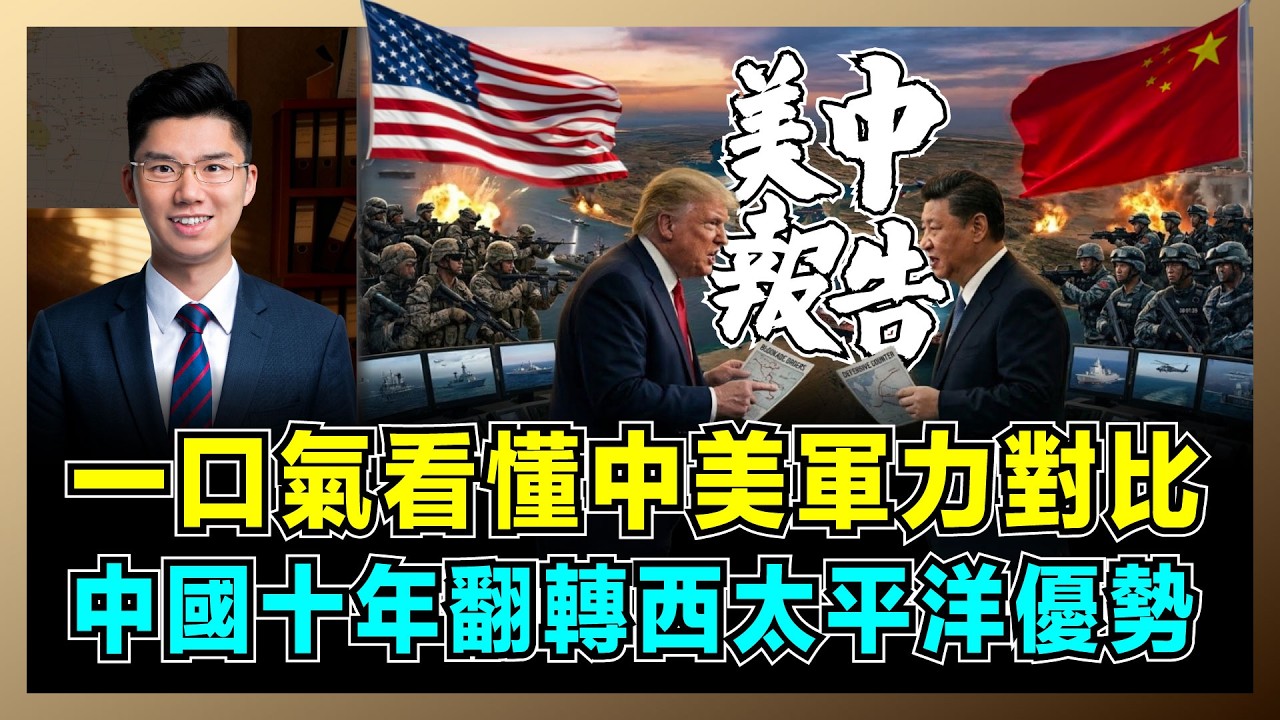 一口氣看懂中美軍力對比，中國十年翻轉西太平洋優勢！｜美國「第三次抵消」戰略為何失敗，五角大樓機密報告，中美軍費不能只看數字！【屈機研究所 EP18】