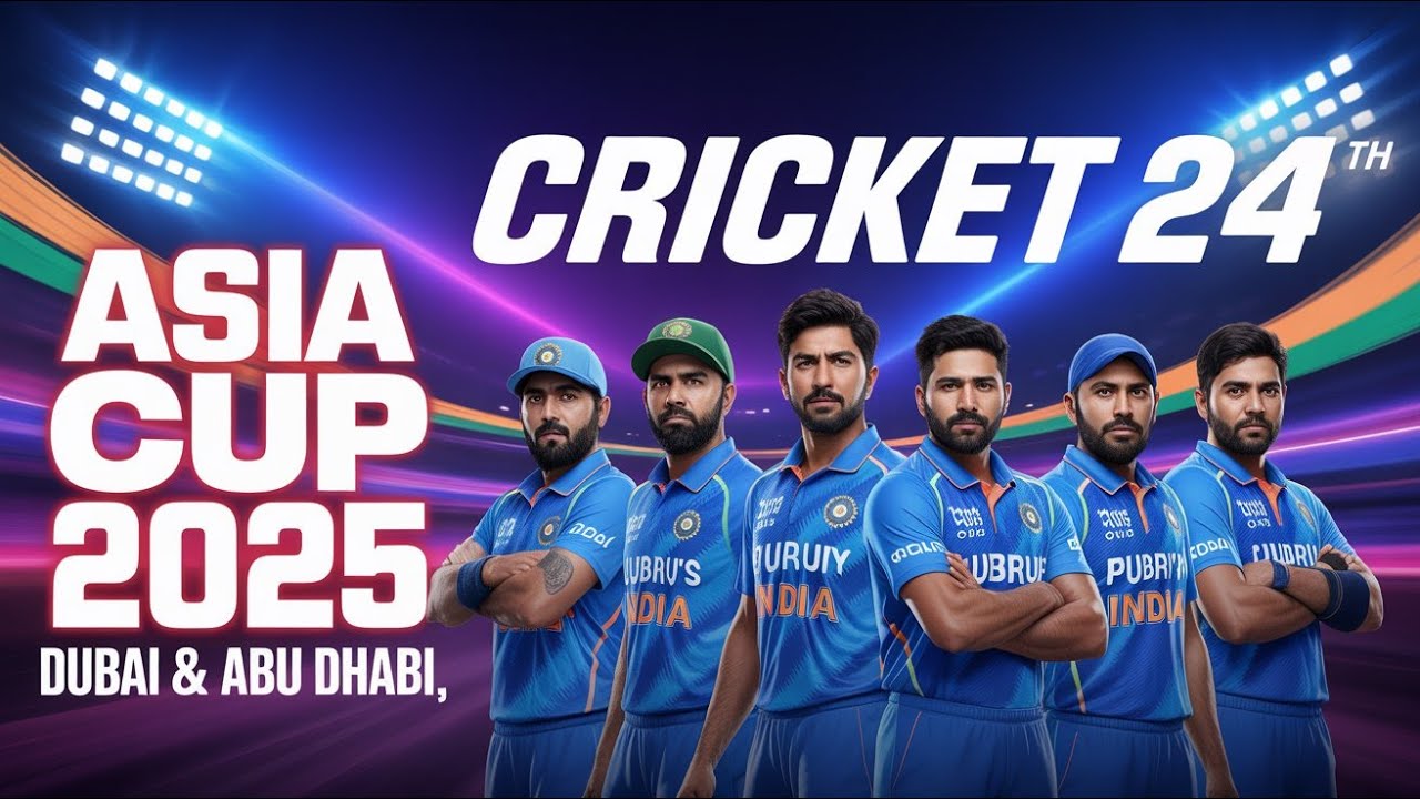 How to download India Asia Cup Squad in Cricket 24 | Download ! 🏏