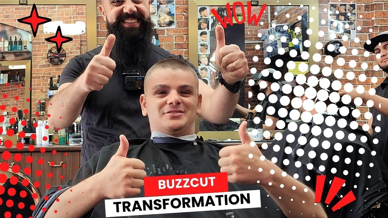 From Long Hair to Buzzcut | Extreme Transformation 💈🔥