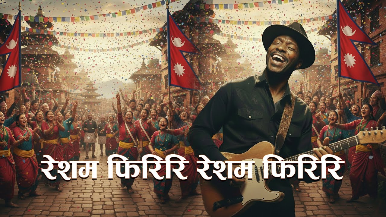 Resham Firii | रेशम फिरिरी | AI Cover | Nepali Blues