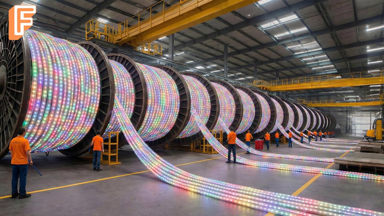 How Billions of LED Lights Are Made Every Year Inside Massive Processing Factory