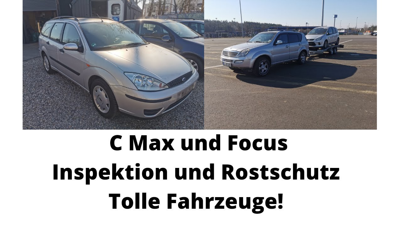 Ford C Max und Focus Inspektionen Bremsen und Rostschutz ! Echt Tolle Fahrzeuge !