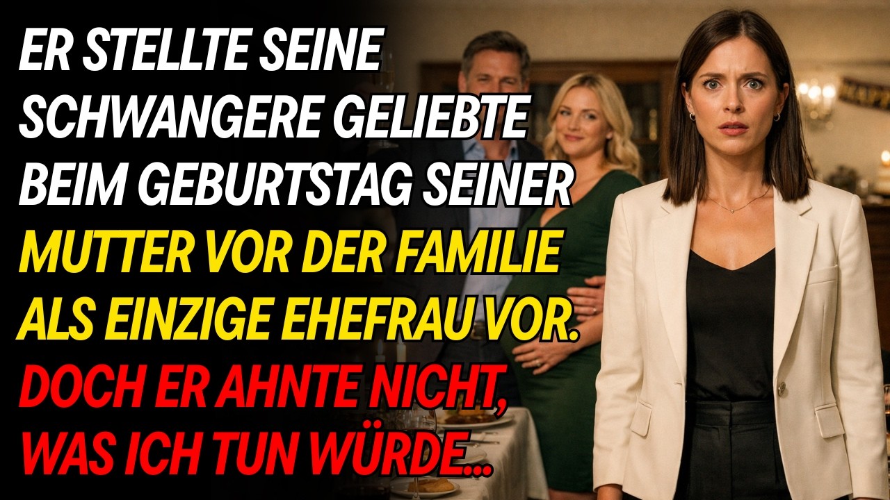 Vor allen stellte er seine schwangere Geliebte als seine einzige Ehefrau vor – doch dann…