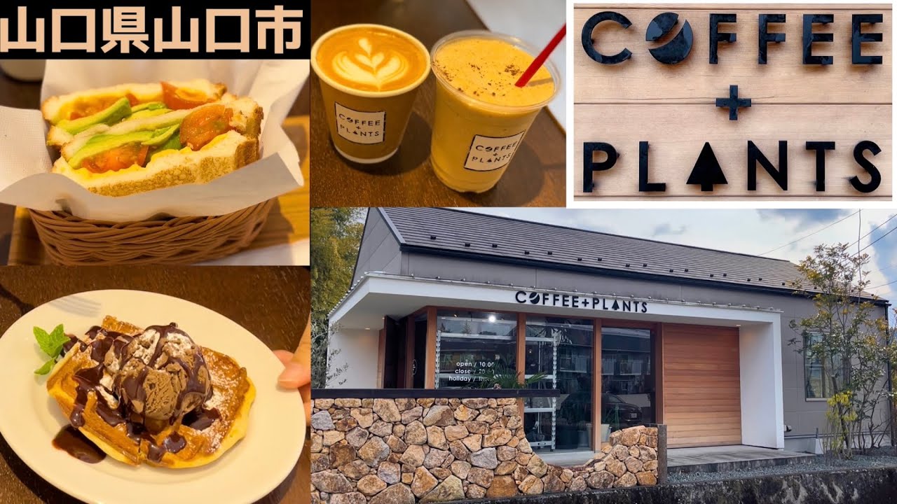 『コーヒー アンド プランツ』ホットサンド・ワッフルでコーヒータイム！山口市【カフェ】
