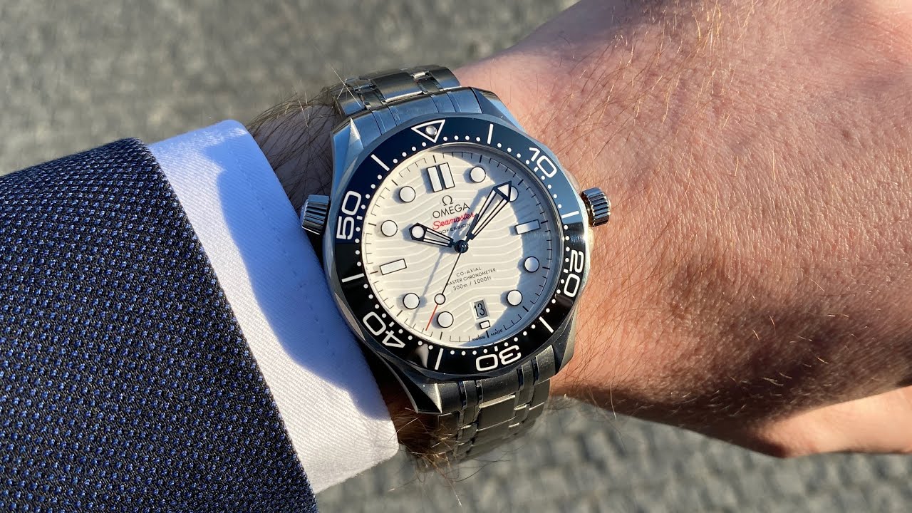Omega Seamaster Diver 300M white dial 42 mm