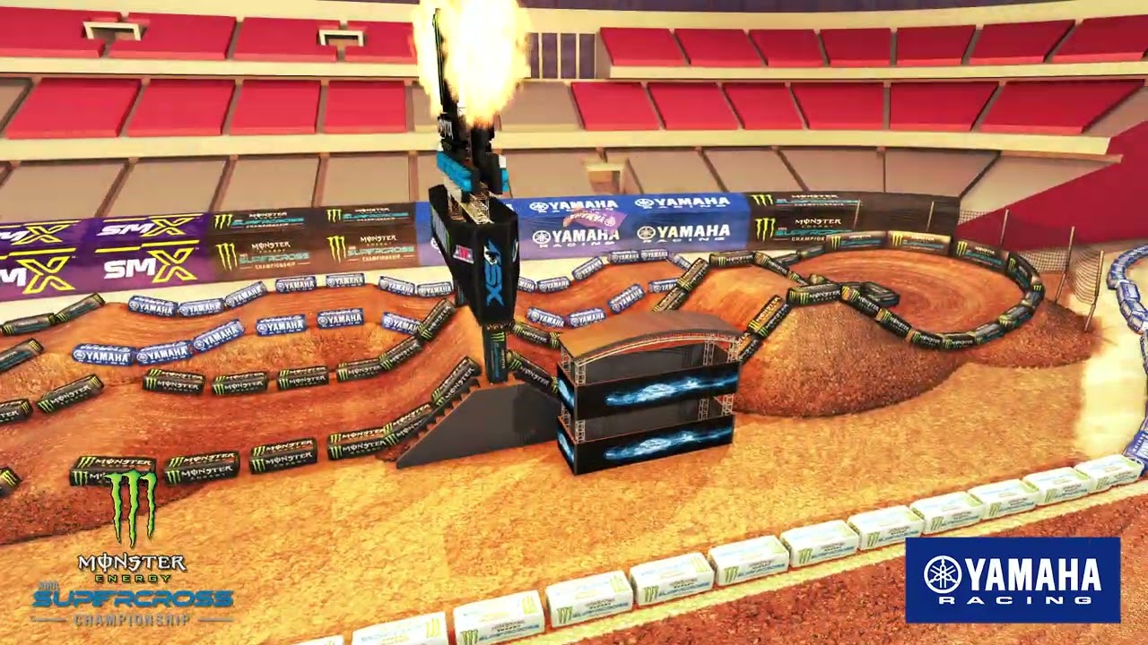 2026 SuperMotocross Rd 5 | Glendale | Yamaha Track Map