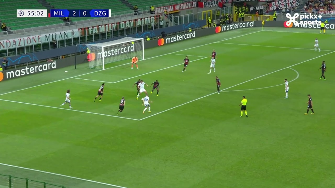 Champions League 14/09/2022 / Goal Orsic against AC Milan