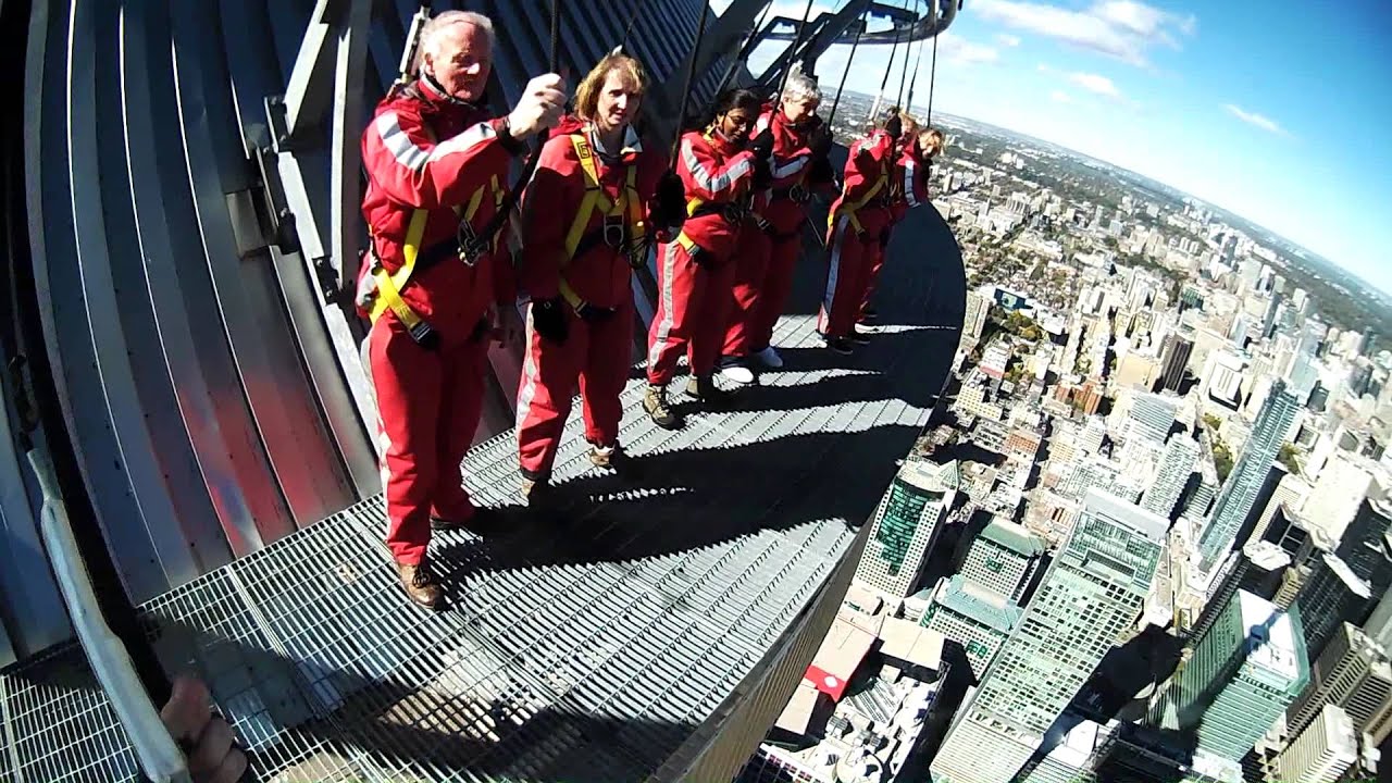Spice and the CN Tower Edge Walk