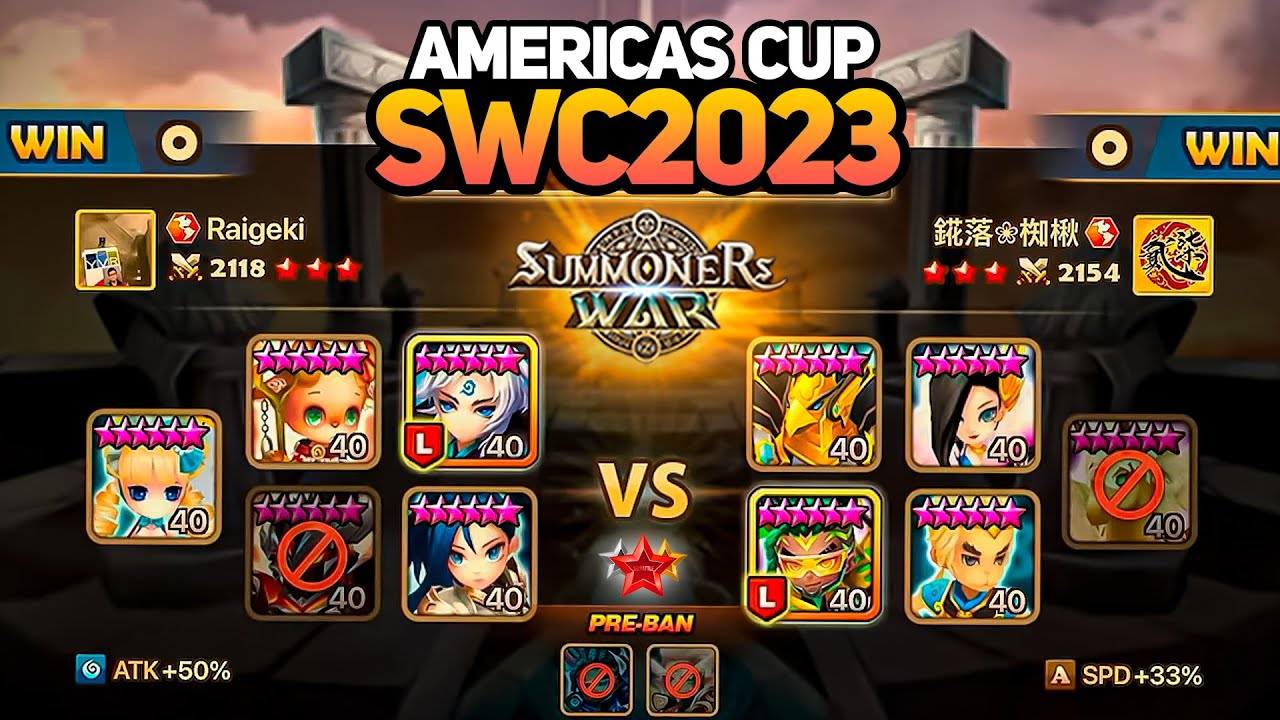 RAIGEKI vs FALLINGFLOWER (BO5) | SEMI FINAL | SWC2023 AMERICAS CUP Preliminary Day 1 - Summoners War