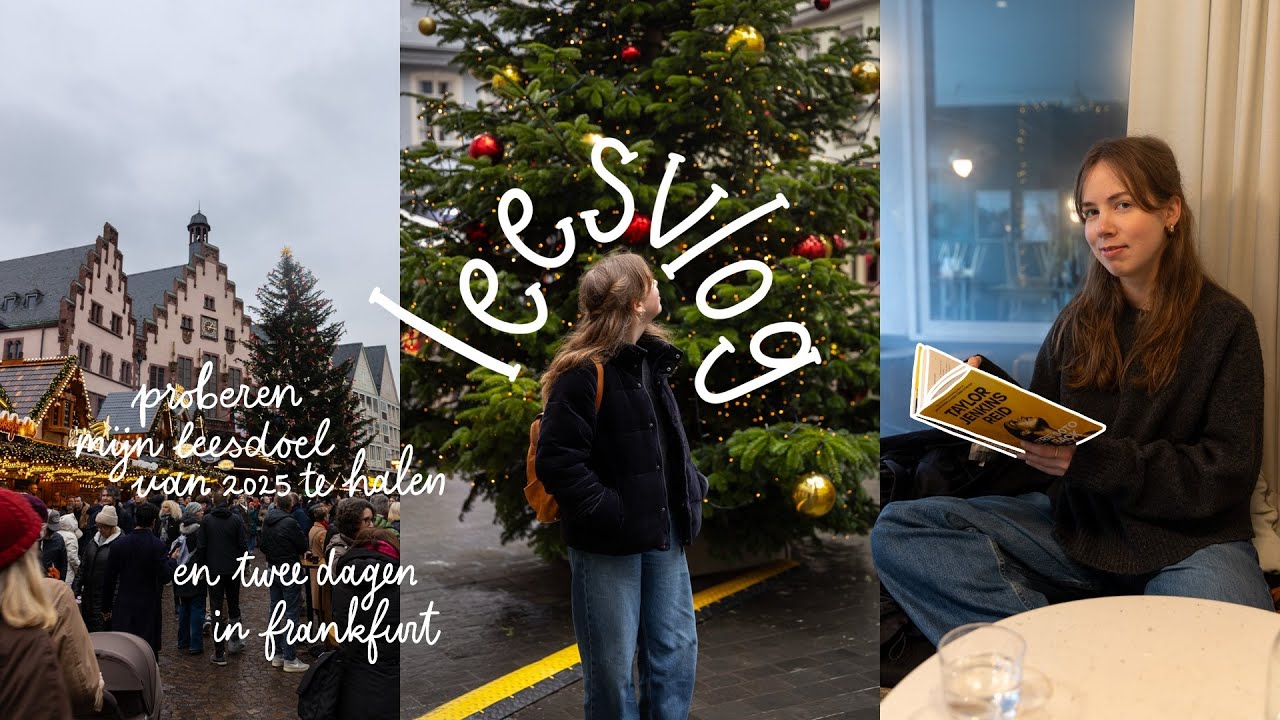 kerstmarkt & proberen mijn leesdoel voor 2025 te halen (50 boeken!) ⭐️ leesvlog