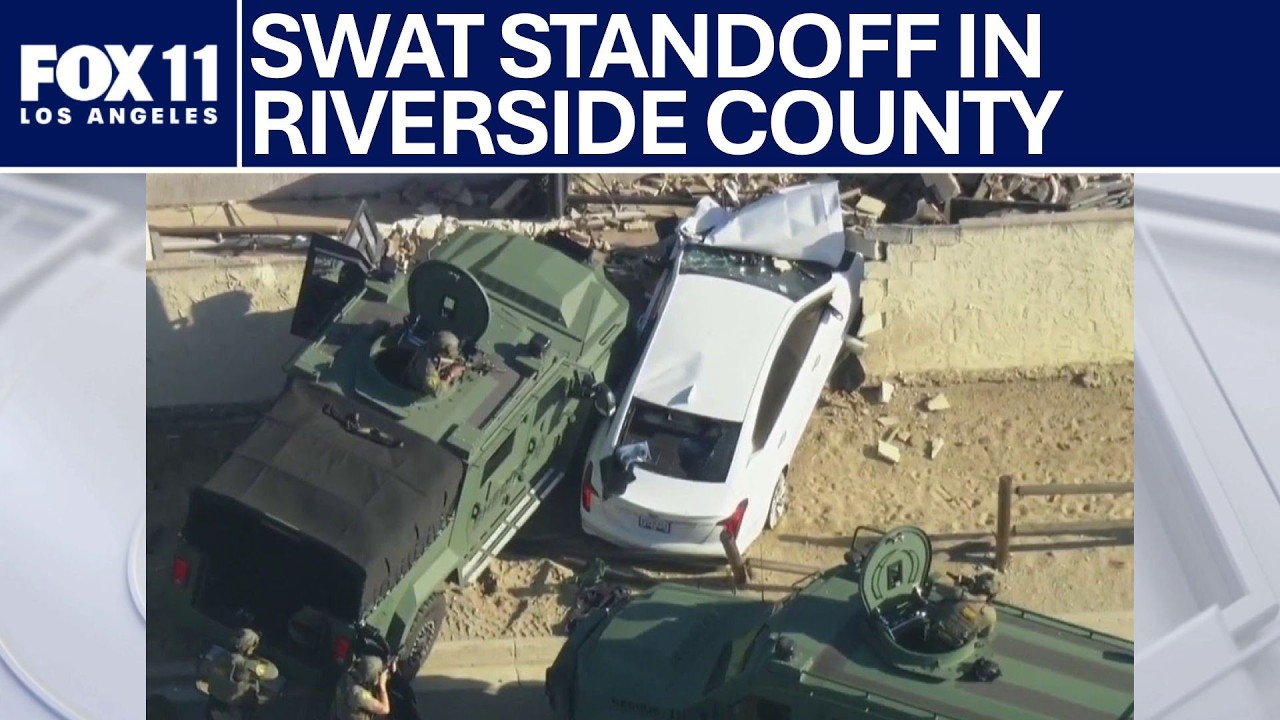 Hours-long standoff continues after police chase