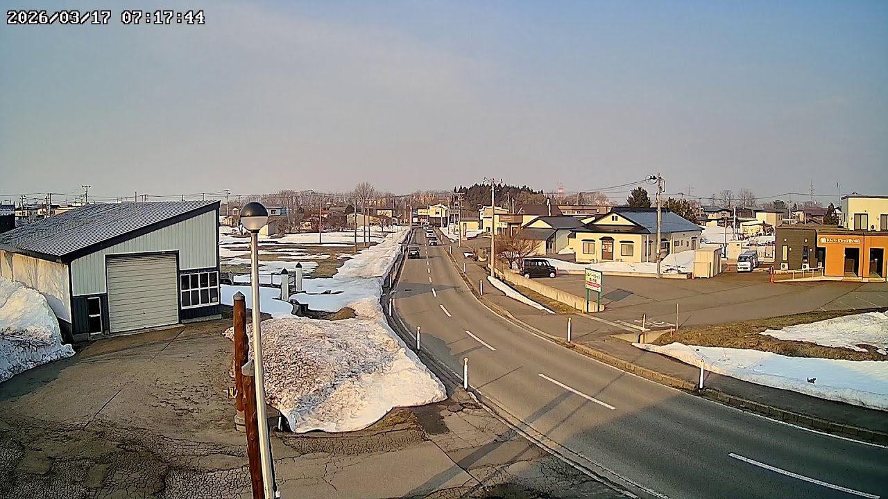 青森県五所川原市漆川ライブカメラ Aomori Goshogawara Live camera.world.cam