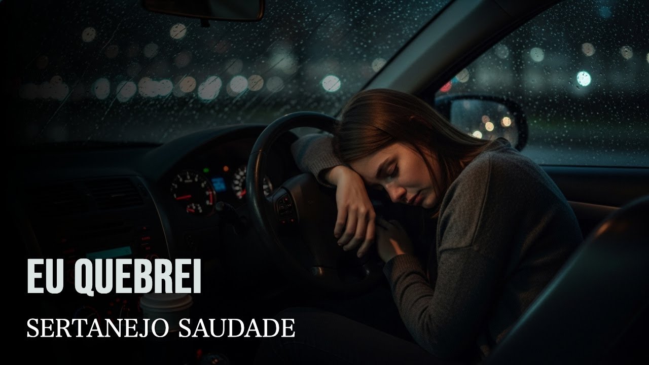 CHOREI NO VOLANTE (Sertanejo com Letra)
